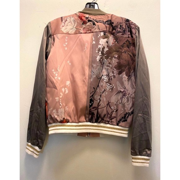 Rinascimento floral print bomber jacket S - Picture 4 of 4